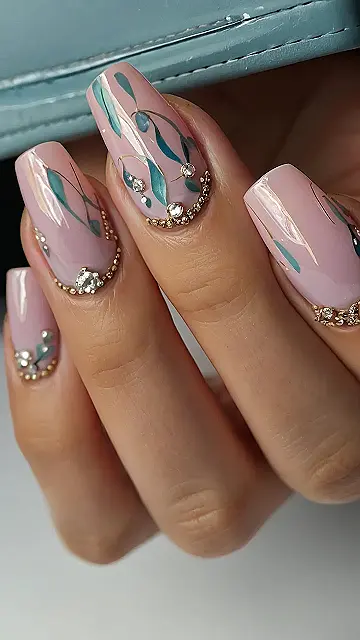 Teal Winter Wonderland