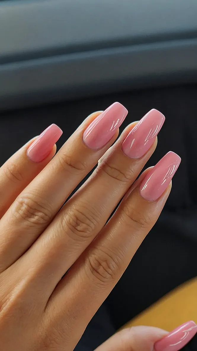 Pumpkin Spice Latte Nails: A Pink Dream