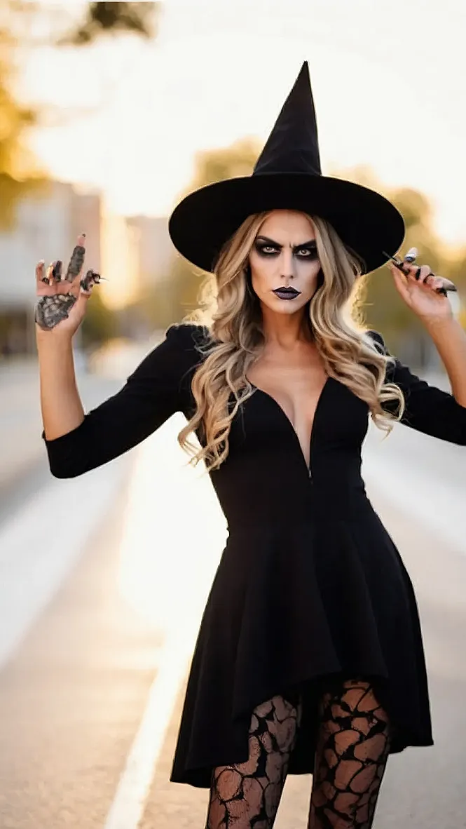 Last Minute Halloween Costume: Spooky Chic