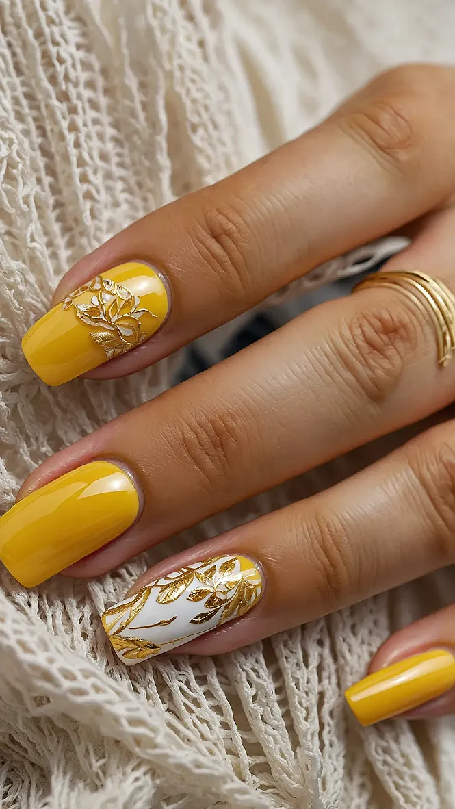 Sparkling Yellow Tips