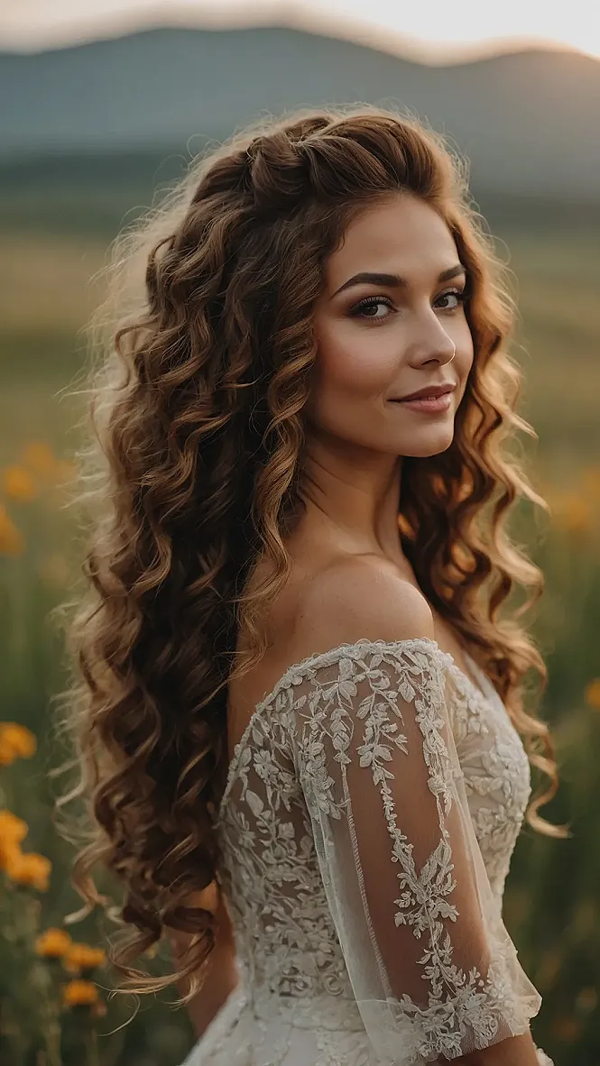 Rocking Wedding Curls