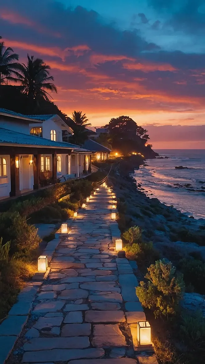 Sunset Stroll to Paradise