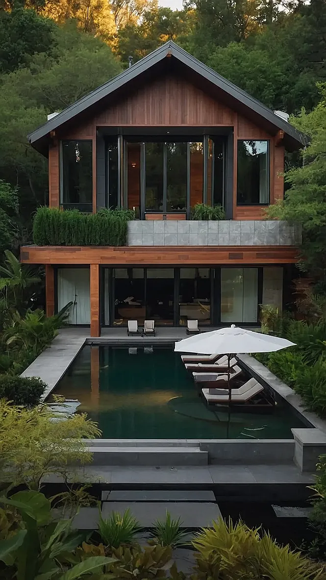 Dreamy Dive: A Poolside Paradise