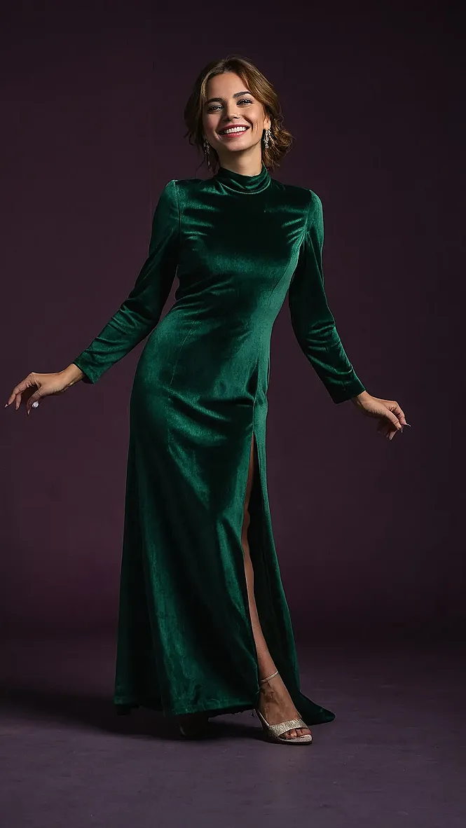 Fashionable Velvet Dresses to Make Heads Turn