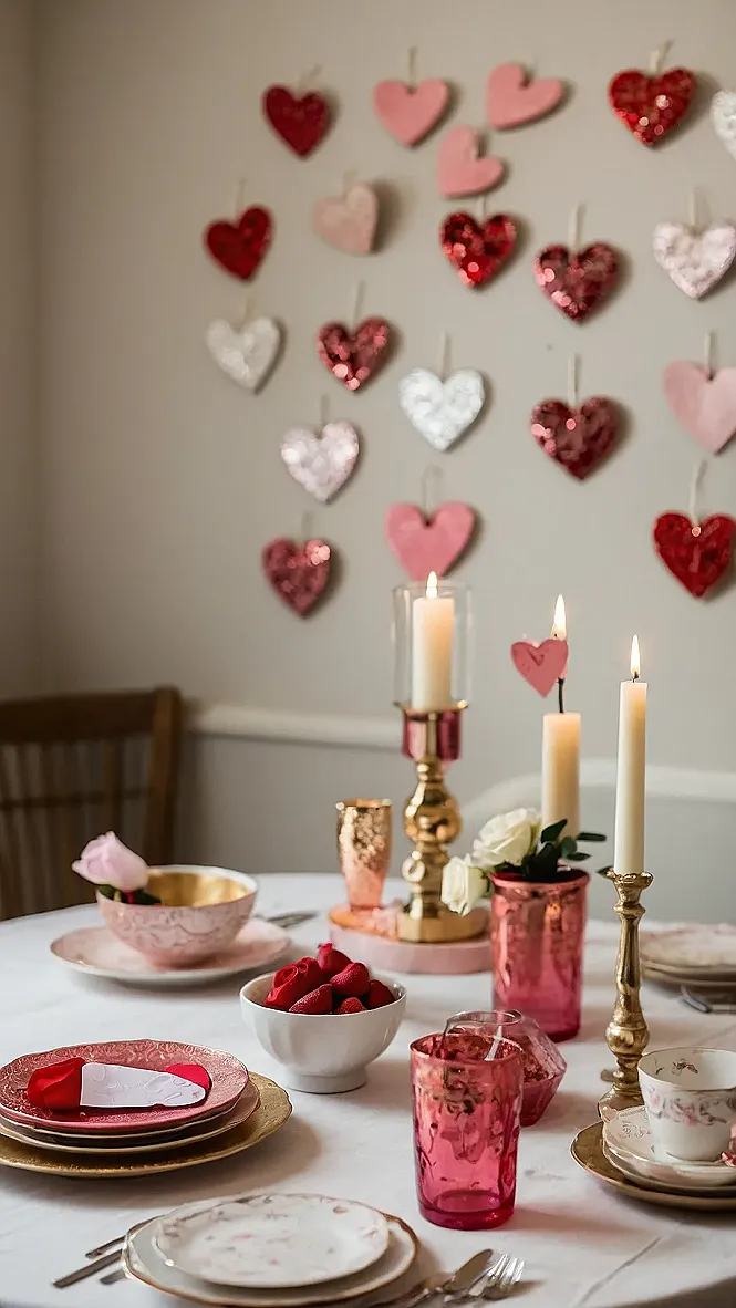 Love's Lit Table Setting