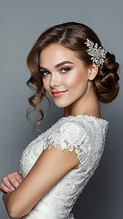 Bobbed Bride Beauty