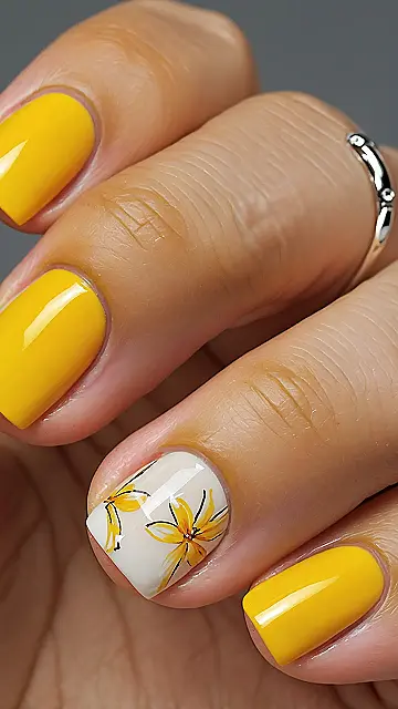Yellow Mood Mani