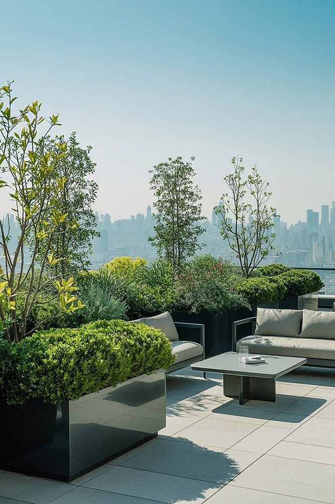 Modern Rooftop Garden Designs: Luxury Urban Outdoor Living