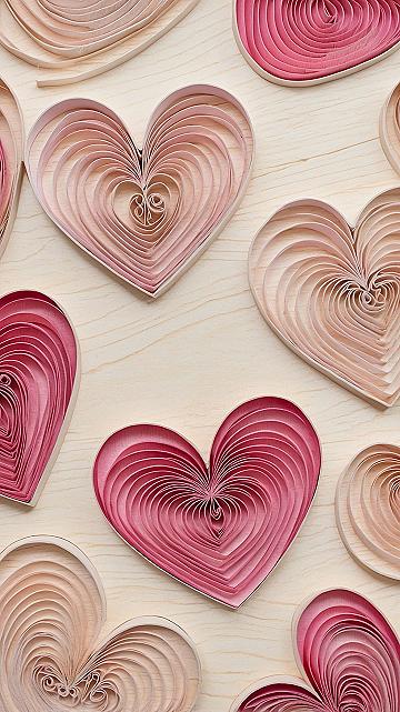 Choosing Soft Pink Heart Wallpapers for Your Tablet