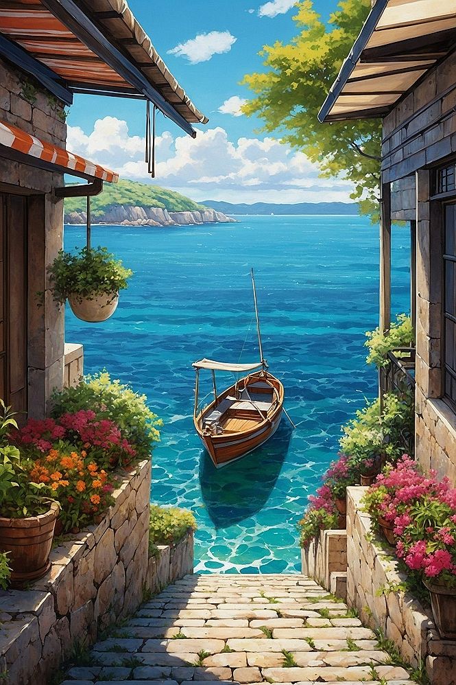 Bringing Summer Holiday Vibes With Harbor View Wallpapers