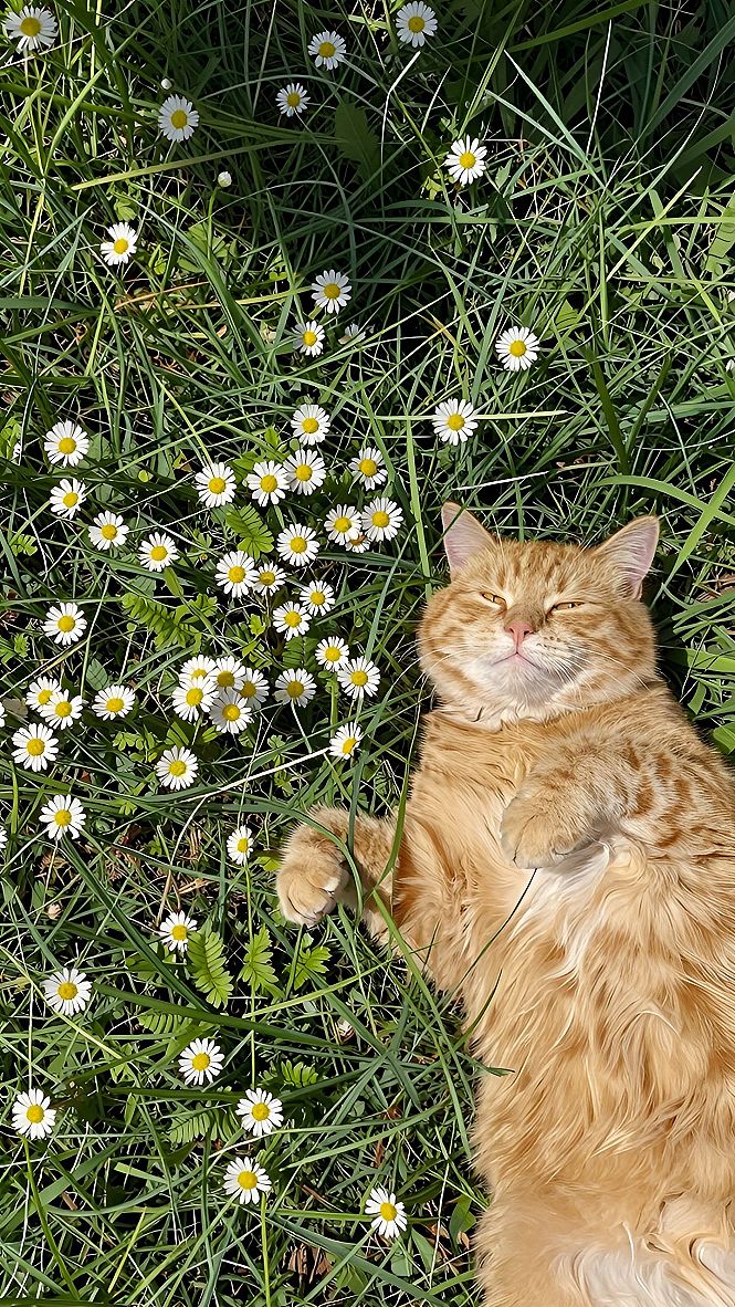 Why A Ginger Cat On Grass Wallpaper Brightens Your Phone