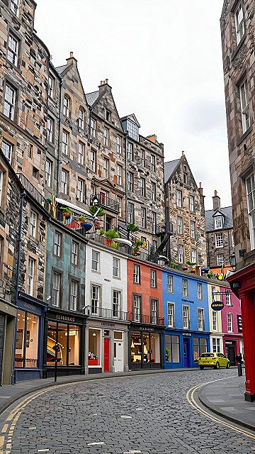 Navigating Victoria Street and Historic Edinburgh Architecture