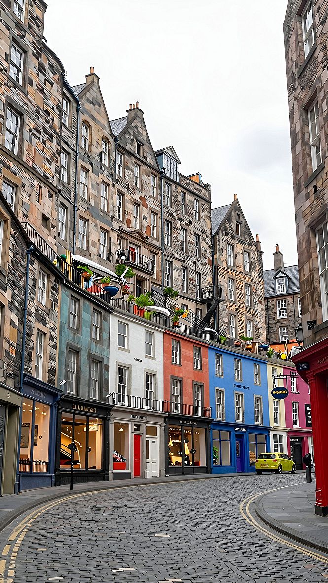 Navigating Victoria Street and Historic Edinburgh Architecture