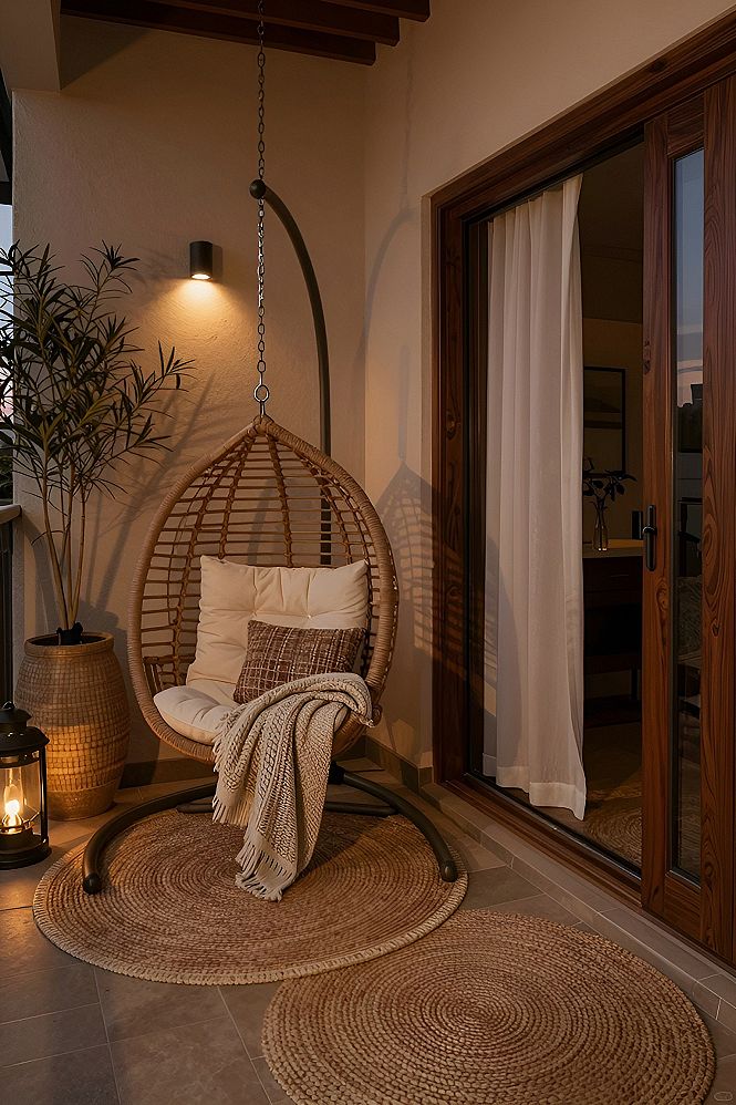 Choosing a Stand-Alone Hanging Egg Chair for Small Balconies
