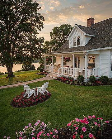 Charming Countryside Homes: Dreamy House Exterior & Garden Design
