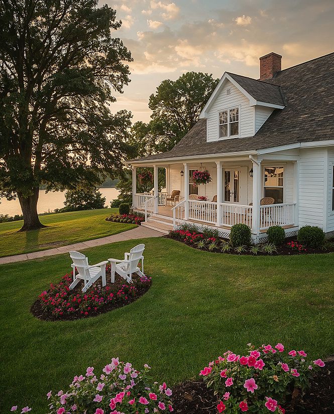 Charming Countryside Homes: Dreamy House Exterior & Garden Design