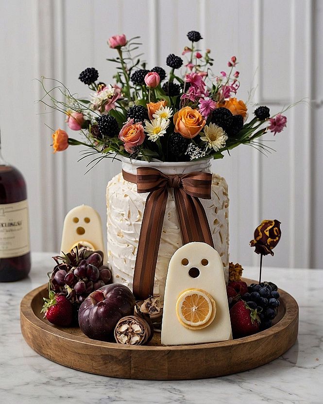 Spooky Centerpiece Trays for Budget Witch Parties