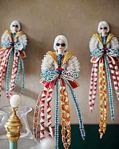 Crafting Whimsical Ghost Ornaments inside Glass Jars