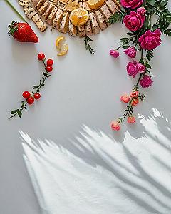Fresh Pink Rose and Berry Spring Wallpapers