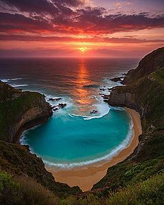 Capturing Coastal Sunsets at Hidden Cove Destinations