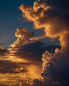 Finding Beauty in Dramatic Cloud Formations at Sunset
