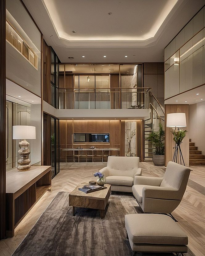 Maximizing Open Space in a Multi-Level Loft