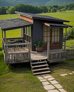 Blending Modern Lines With Country Cabin Simplicity