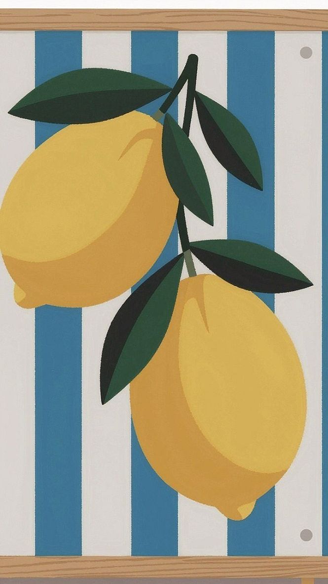 Painting Simple Citrus Fruit and Stripe Patterns