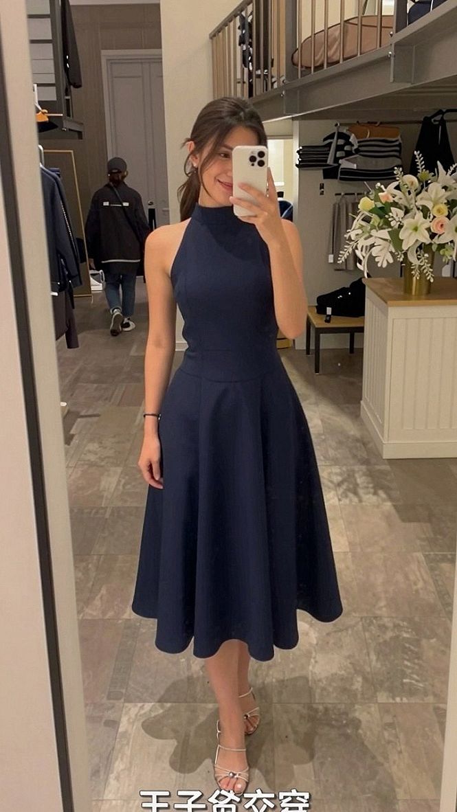 Pairing Halter Necklines with Full Skirts for Warm Weather