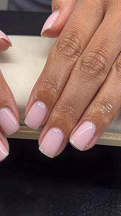 Why Soft Pink Bases Improve Geometric French Manicures
