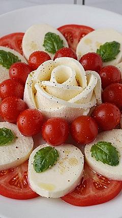 Designing a Savory Caprese Fruit and Cheese Arrangement