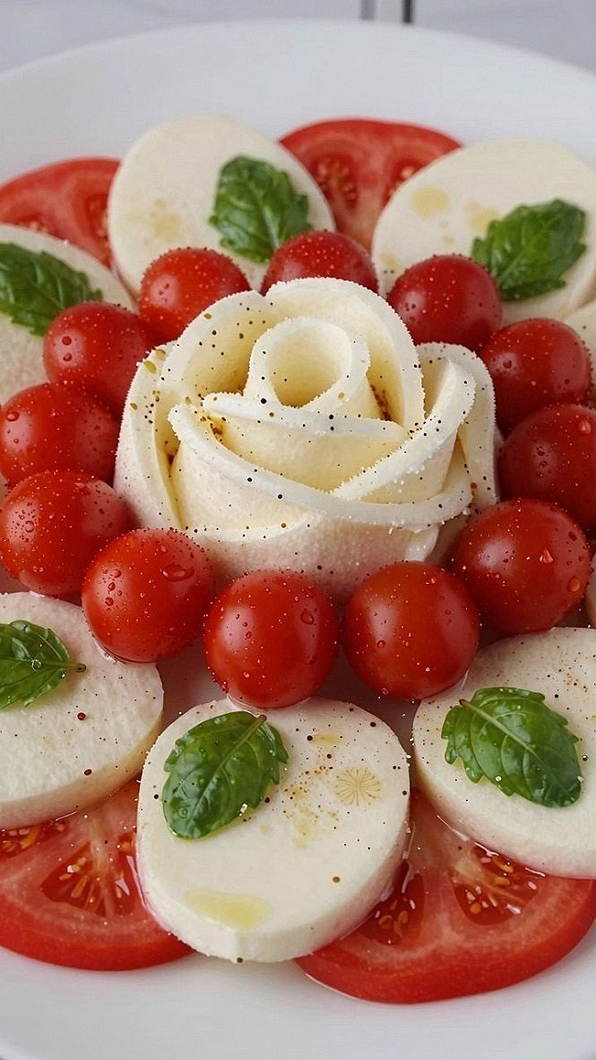 Designing a Savory Caprese Fruit and Cheese Arrangement