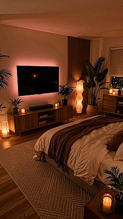 Balancing Ambient LED Strips with Neutral Room Colors
