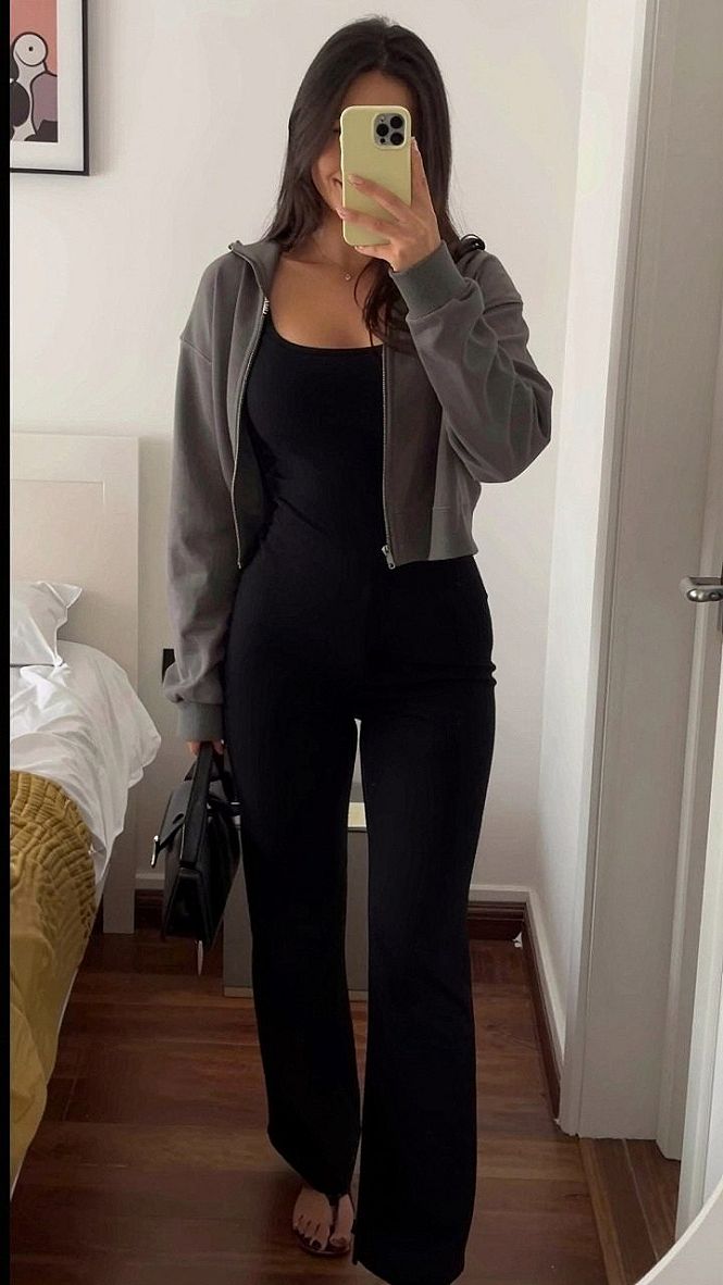 Why Layering a Cropped Zip Cardigan Over Denim Works