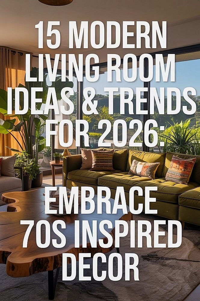 Modern Living Room Trends 2026: Embrace 70s Inspired Decor