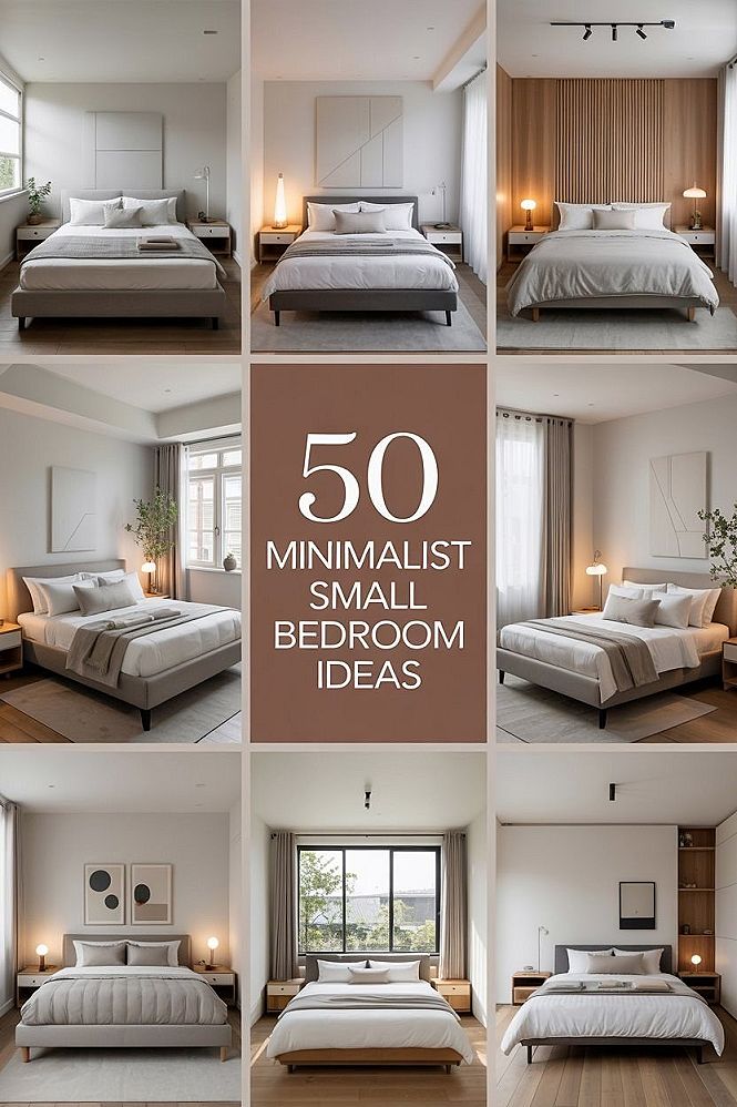 Chic & Functional Minimalist Small Bedroom Designs