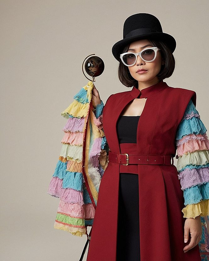 Choosing a Red Coat Willy Wonka Style for Kids and Girls