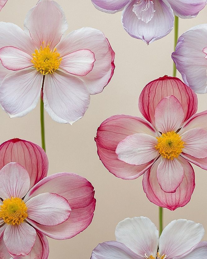 Selecting Pastel Anemone Designs for Digital Screens
