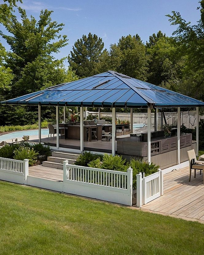Selecting Metal Roof Pavilions and Outdoor Living Spaces