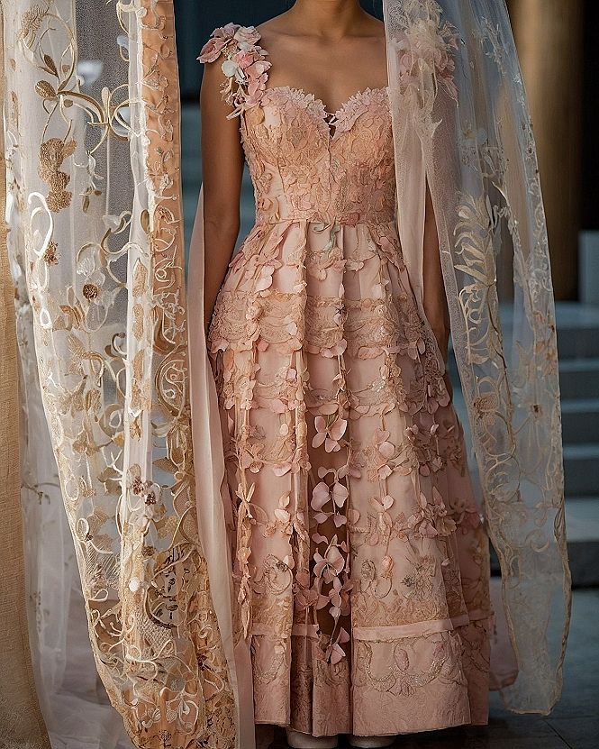 Selecting a Strapless Floral Applique Gown for Events