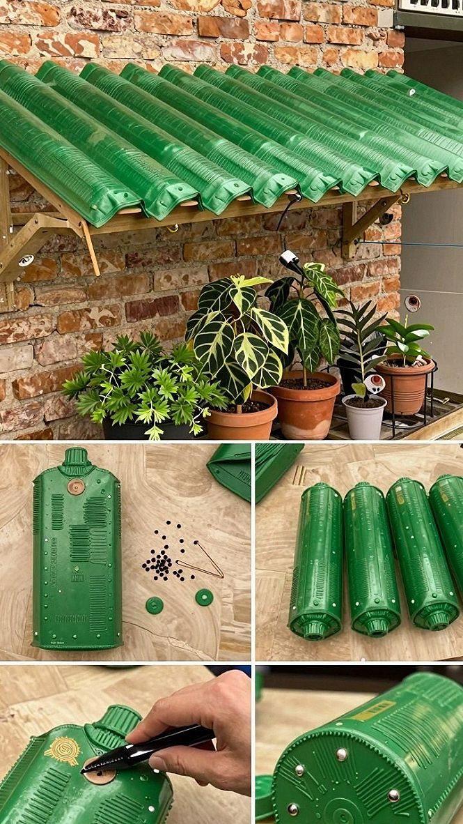 Crafting a Durable Plastic Bottle Roof Canopy