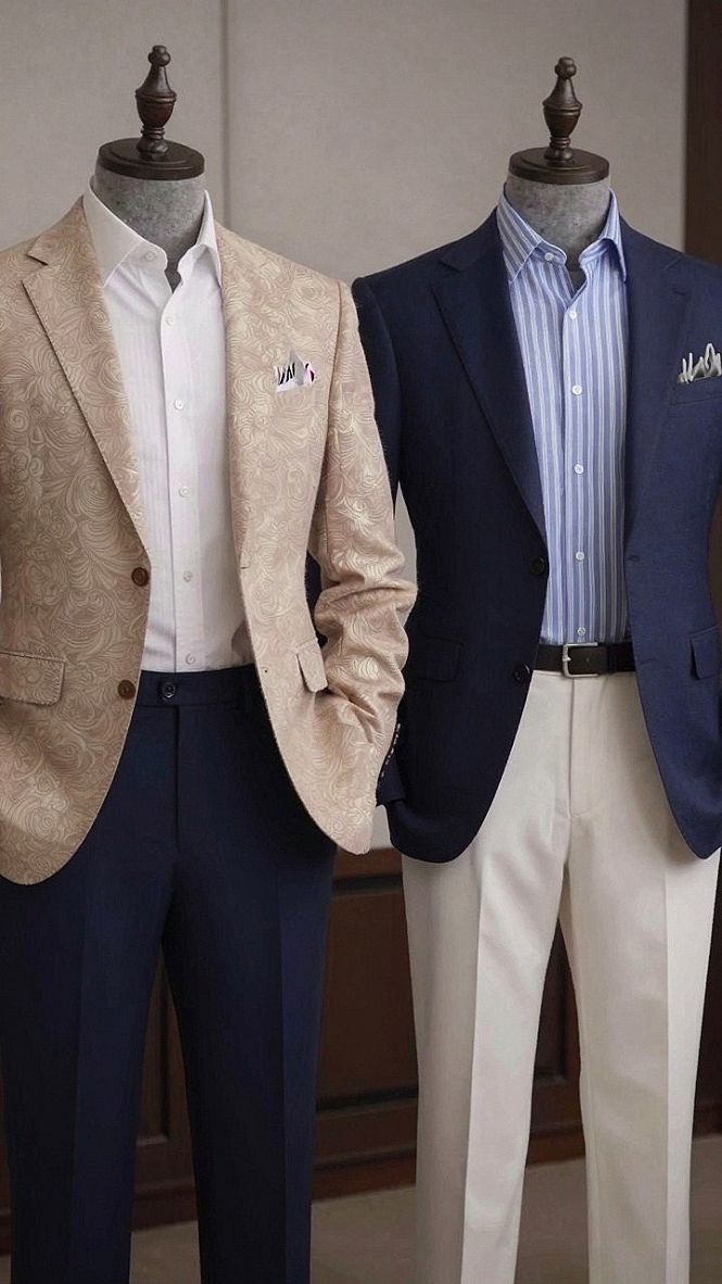 Choosing Between Patterned Jackets and Classic Solid Blazers