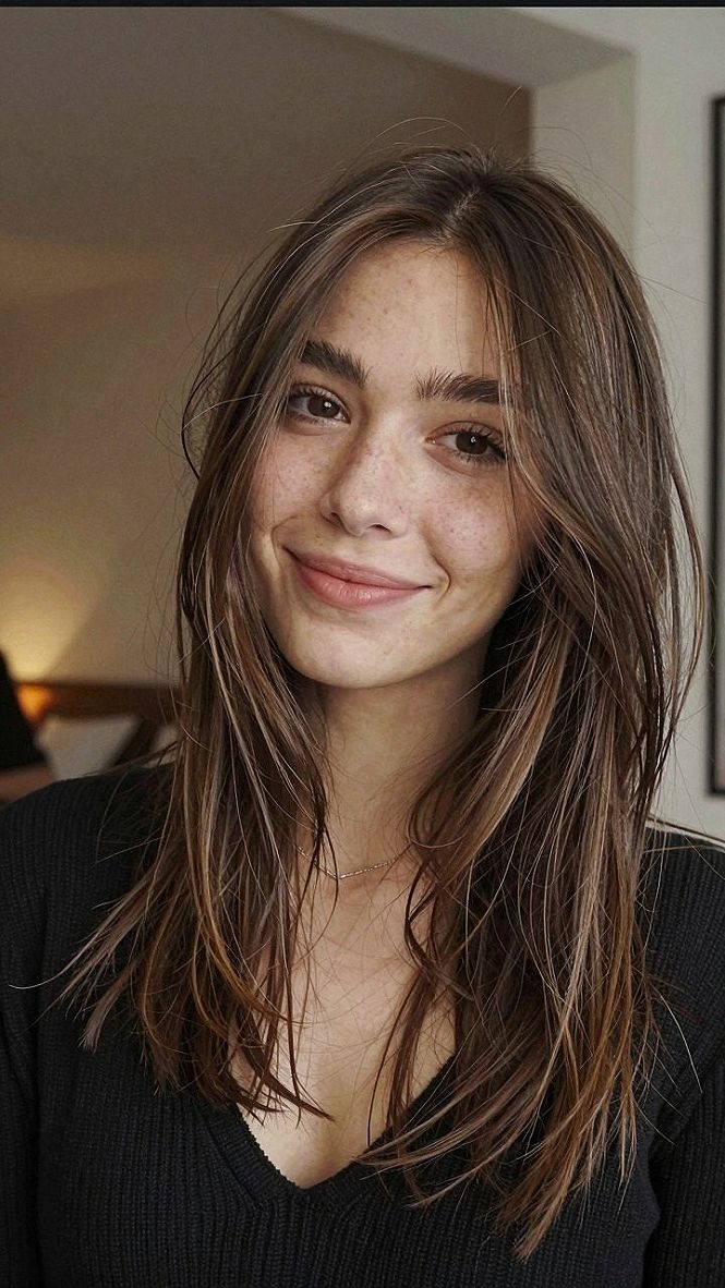 Choosing Soft Layered Cuts For Brown And Auburn Balayage