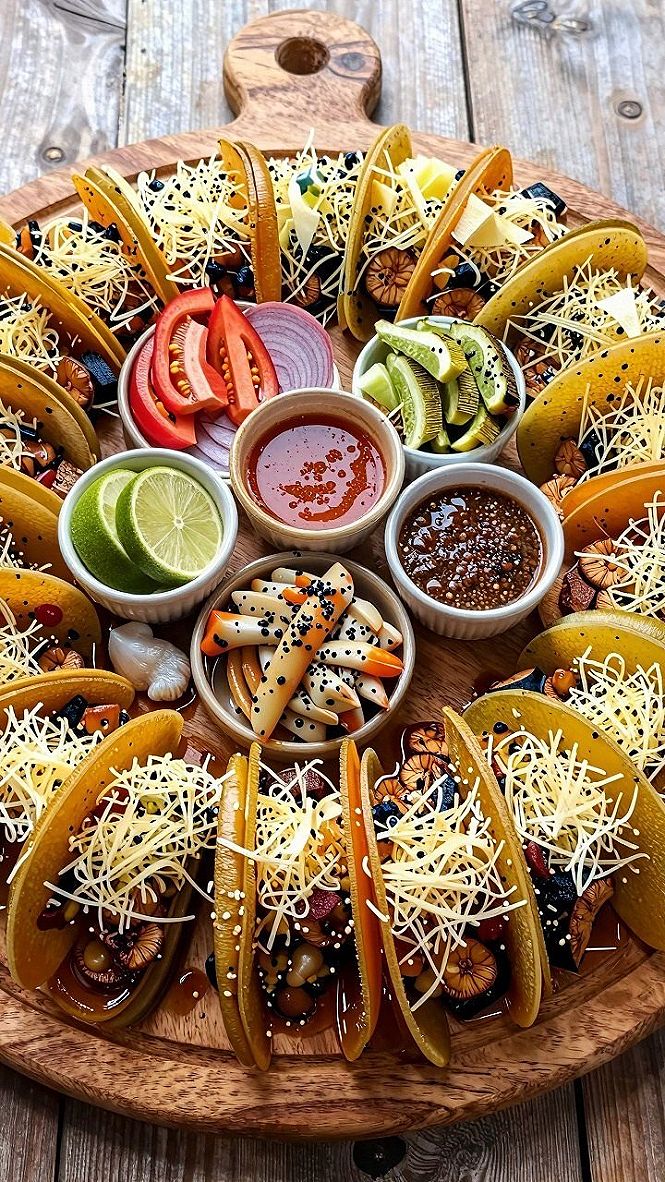 Choosing and Arranging a Taco Fruit Platter Spread