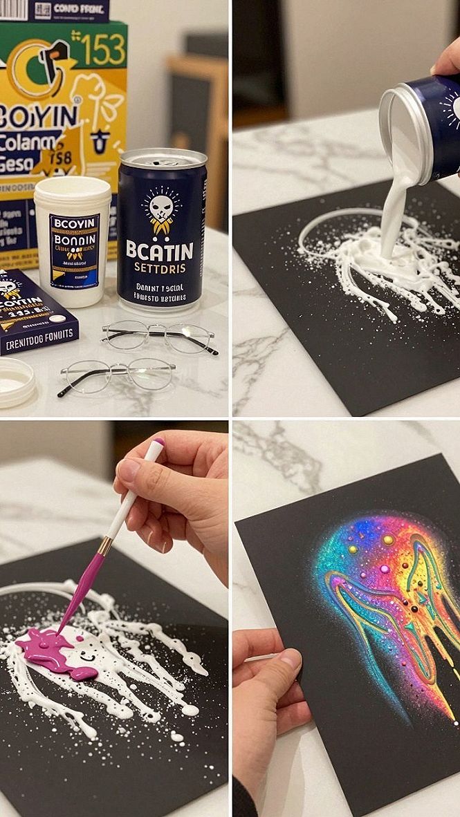 Choosing Paint Poured Snail Shell Crafts For Toddlers