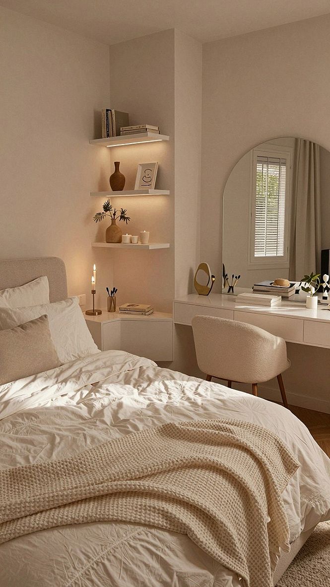 Choosing an Arched Vanity Mirror for Your Danish Pastel Bedroom