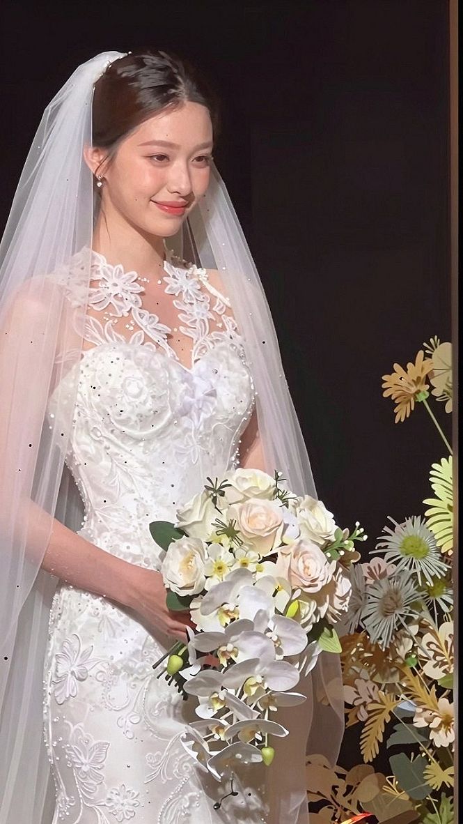 Selecting A Sheer Lace Illusion Neckline Gown