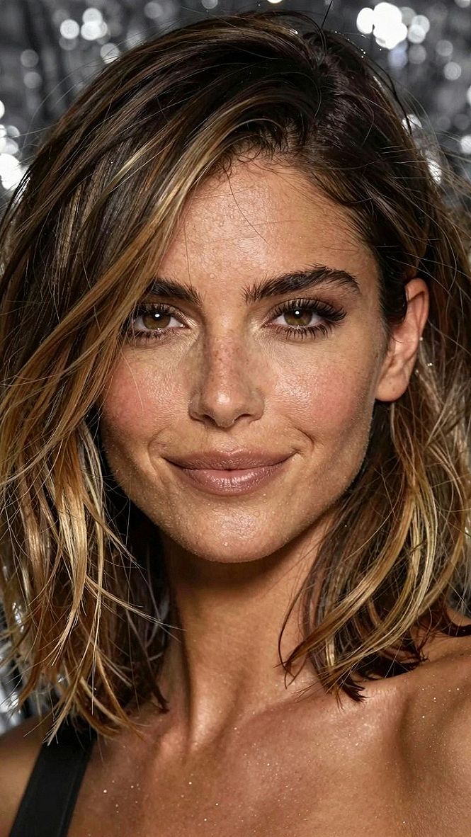 Choosing Deep Side Part Bangs for Medium Length Hair