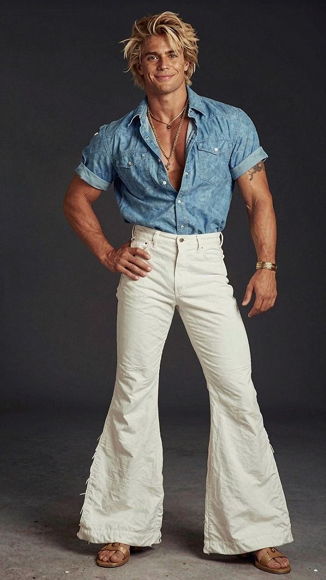 Choosing Retro Denim Shirts and Flared Pants