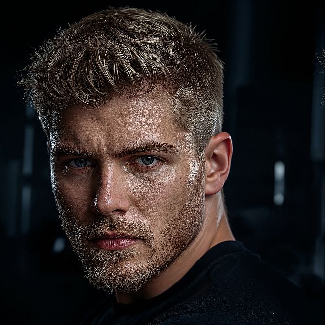 Messy Top Haircut with Modern Fade: Edgy Texture for Men